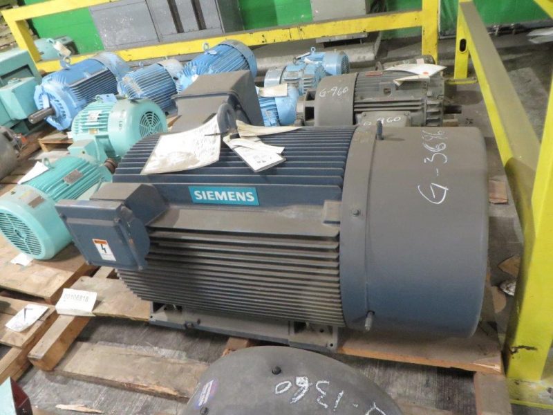 Siemens Electric Induction Motor 250 HP Reconditioned Spare Alltech