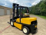 2000 Yale GLP110 11,000# capacity at 24” load center LPG 2 stage mast 159” lift / 110” lowered Fork Positioner 60” forks
