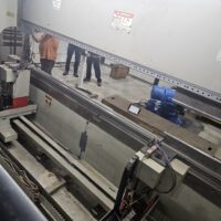 Accurpress ACCELL,Accurpress press brake,190 ton press brake,12 foot press brake,CNC press brake for sale,used press brake,hydraulic press brake,Accurpress 519012,Accurpress Accell 190 ton,used fabrication machinery,sheet metal bending,press brake robotic automation,Motoman MH250 robot,DX100 controller,Yaskawa robot cell,industrial machinery sale,automation press brake,metal fabrication equipment