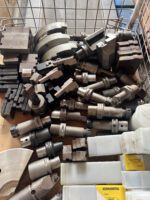 Live tooling setup inside Okuma MULTUS B400II-W machining envelope