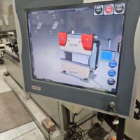 Accurpress ACCELL,Accurpress press brake,190 ton press brake,12 foot press brake,CNC press brake for sale,used press brake,hydraulic press brake,Accurpress 519012,Accurpress Accell 190 ton,used fabrication machinery,sheet metal bending,press brake robotic automation,Motoman MH250 robot,DX100 controller,Yaskawa robot cell,industrial machinery sale,automation press brake,metal fabrication equipment