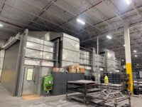 Industrial Drive Through Paint Booth Downdraft Industrial Spray Booth