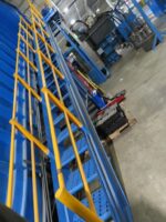 steel apron conveyor,chain apron conveyor,incline conveyor,baler feed conveyor,recycling conveyor,cardboard conveyor,scrap conveyor,heavy duty chain conveyor,industrial incline conveyor,steel chain conveyor,used apron conveyor,used baler conveyor,corrugated scrap conveyor,76 inch conveyor