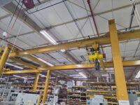 CONTRX 3 ton 6 post free standing overhead bridge crane system